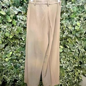 H&M Wide Leg Dress Pants Khaki Size 4